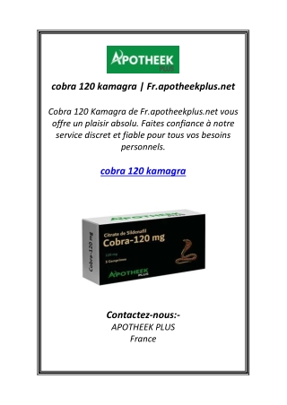 cobra 120 kamagra | Fr.apotheekplus.net
