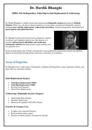 dr hardik bhangde