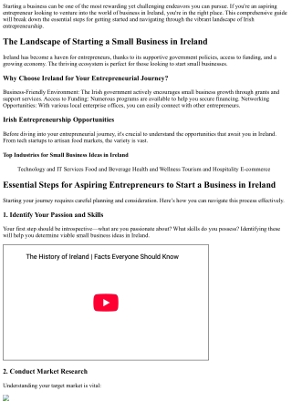 Essential Steps for Aspiring Entrepreneurs to Start a Business in Ireland