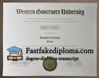 get Western Governors University diploma online【fastfakediploma.com】