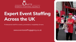 Expert Event Staffing Across the UK