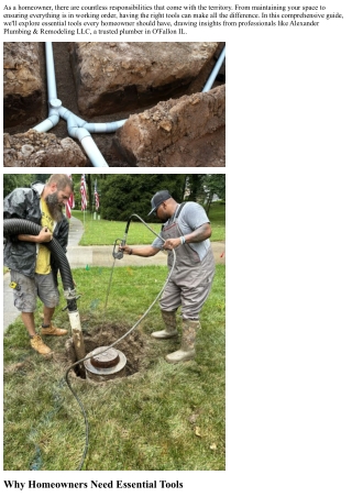 as a homeowner there are countless