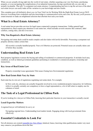 Your Important Checklist for Working With the Right Real Estate Lawyer