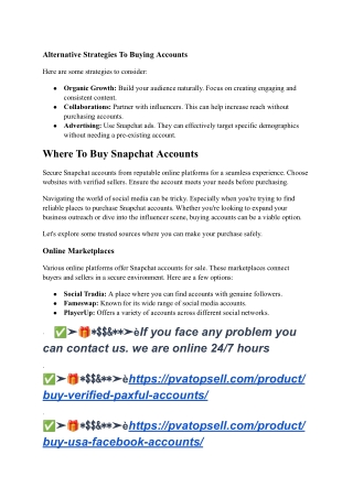 Transfer Ownership Of A Snapchat Account
