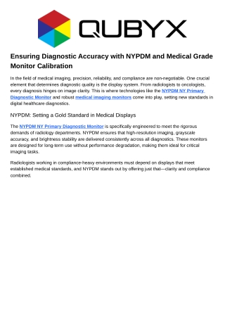 ensuring diagnostic accuracy with nypdm