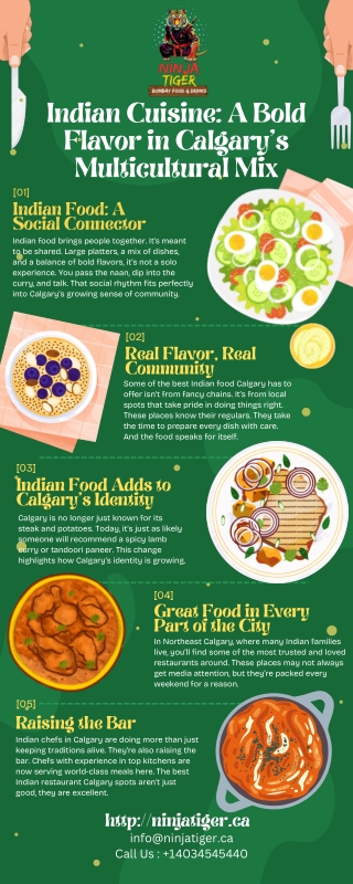 Indian Cuisine - A Bold Flavor in Calgary’s Multicultural Mix