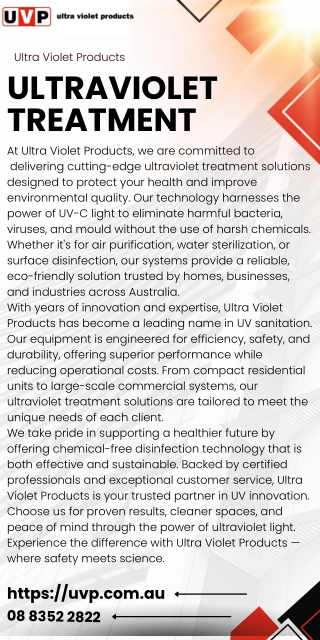 Ultraviolet Treatment