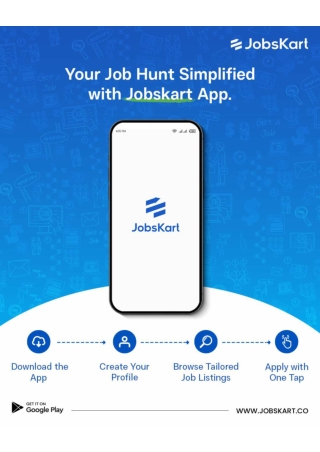 Your Job Hunt Simplified with JobsKart App