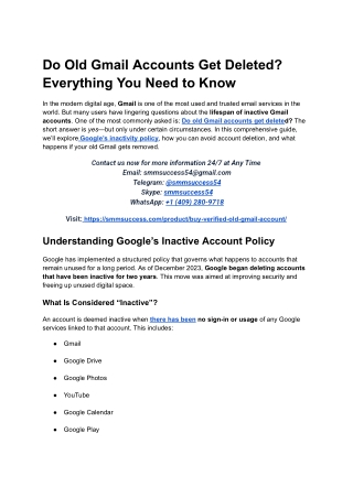 Do Old Gmail Accounts Get Deleted_ Everything You Need to Know