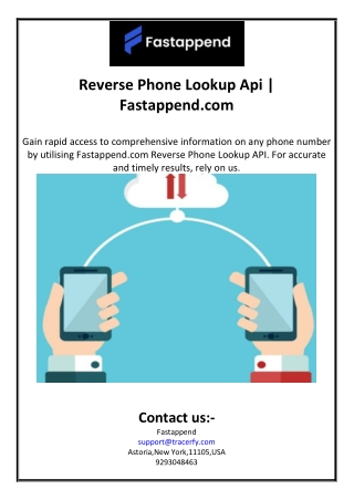 reverse phone lookup api fastappend com