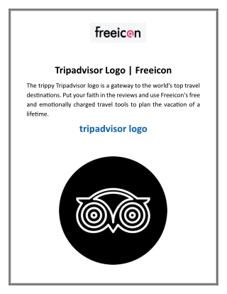 tripadvisor logo freeicon