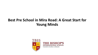 Best Pre School in Mira Road A Great Start for Young Minds