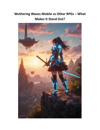 Wuthering Waves Mobile vs Other RPGs – What Makes It Stand Out?