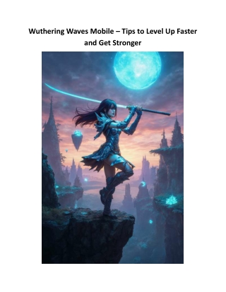 Wuthering Waves Mobile – Tips to Level Up Faster and Get Stronger