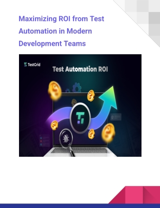 maximizing roi from test
