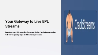 EPL Live Streaming
