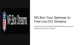 nflbox your gateway to free live cfl streams