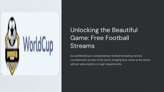 Free Football Streams