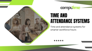 time and attendance systems time and attendance