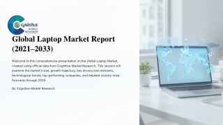 Global Laptop Market Report 2025 and its Size, Share and Trends