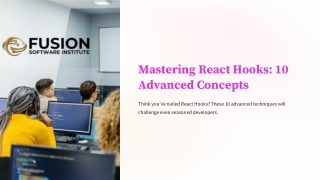 Advanced React Hooks: 10 Key Concepts for Experienced Developers