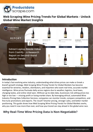 Web Scraping Wine Pricing Trends For Global Markets - Unlock Global Wine Market Insights