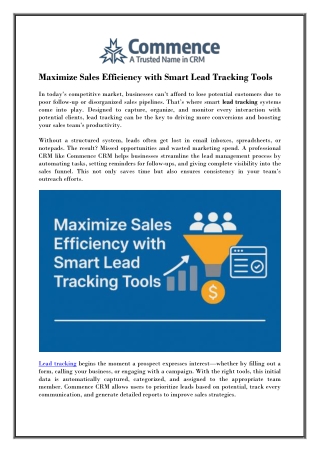 Powerful Lead Tracking Solutions to Close More Deals