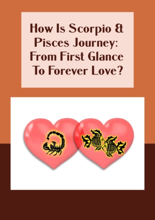 How is Scorpio and Pisces Journey: From First Glance to Forever Love?