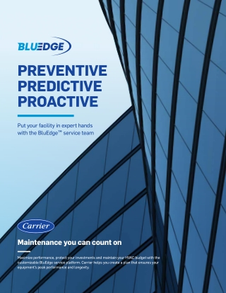 BluEdge Service Platform: Carrier’s Commitment to HVAC Excellence