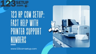 123 hp com setup fast help with printer support