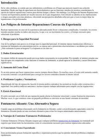 Los Peligros de Intentar Reparaciones Caseras sin Experiencia