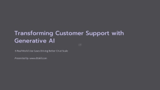 transforming customer support with generative ai