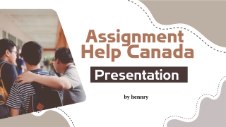"Top-Rated Assignment Help in Canada: Your Path to Academic Success"