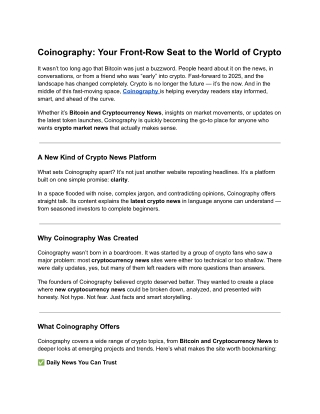 Coinography_ crypto news