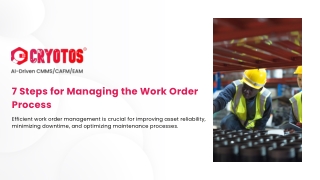 7 steps for managing the work order process