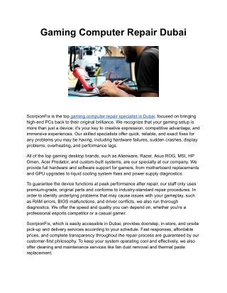 Gaming Computer Repair Dubai (2)