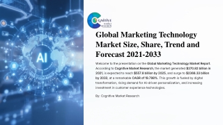 Global Marketing Technology Market Size Share Trend and Forecast 2021 2033
