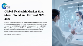 Global Telehealth Market Size Share Trend and Forecast 2021 2033