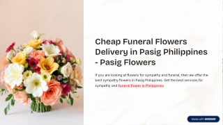 Funeral Flower Philippines