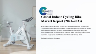 Global Indoor Cycling Bike Market Report 2025 anf its Size, Share and Trends