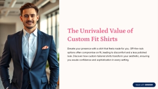 Custom Fit Dress Shirts by My Suit Tailor