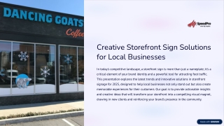 creative storefront sign solutions for local
