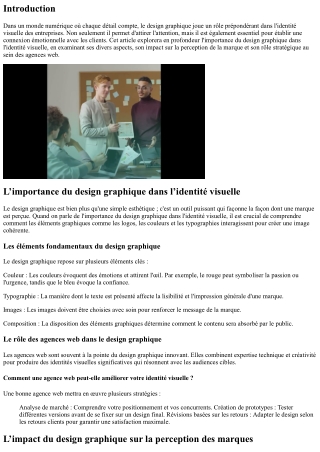 L’importance du design graphique dans l’identité visuelle
