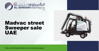 Madvac Street Sweeper Sale UAE Smart Cleaning Solutions from Al Shirawi Trading