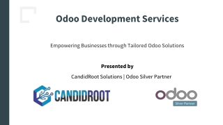 Odoo Development Services by Candidroot