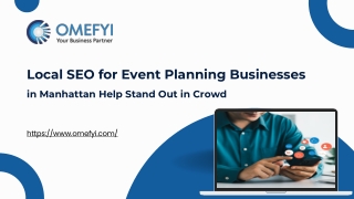 Local SEO for Event Planning Businesses in Manhattan Help Stand Out in Crowd