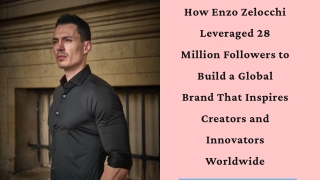 Why Enzo Zelocchi’s Future Projects Might Matter More Than His Past Films