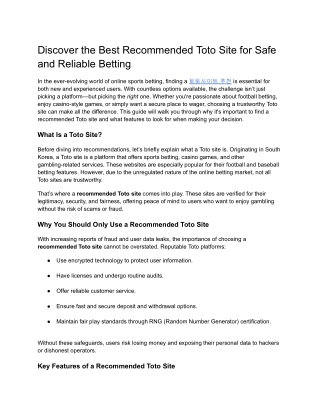 Discover_the_Best_Recommended_Toto_Site_for_Safe_and_Reliable_Betting
