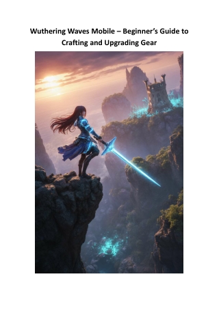 wuthering waves mobile beginner s guide