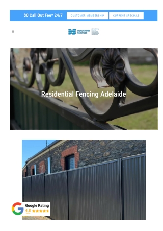 Residential Fencing Adelaide